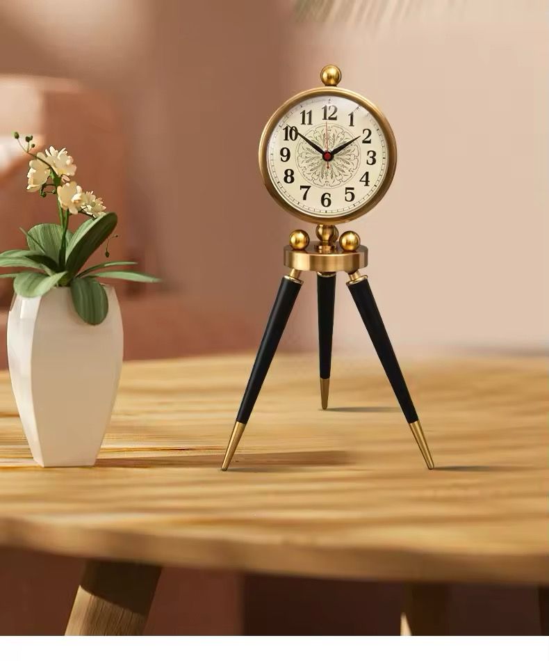 Vintage Luxury Table Clocks Nordic Living Room