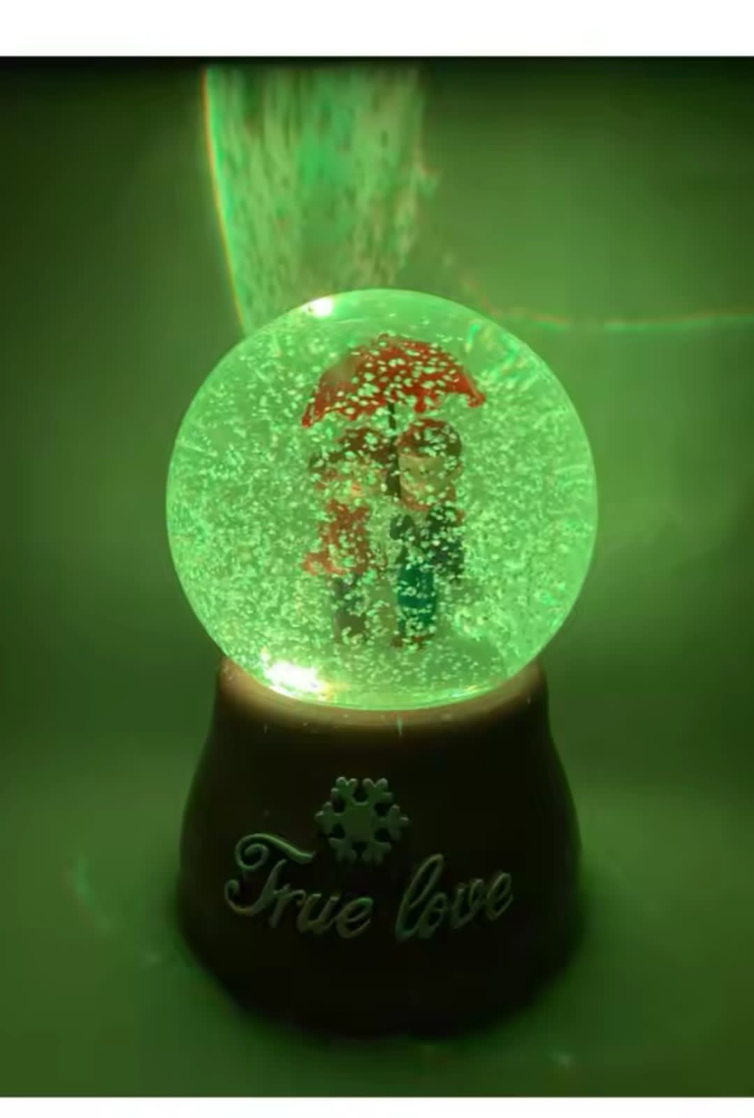 Big size Snow Globe True Love Umbrella