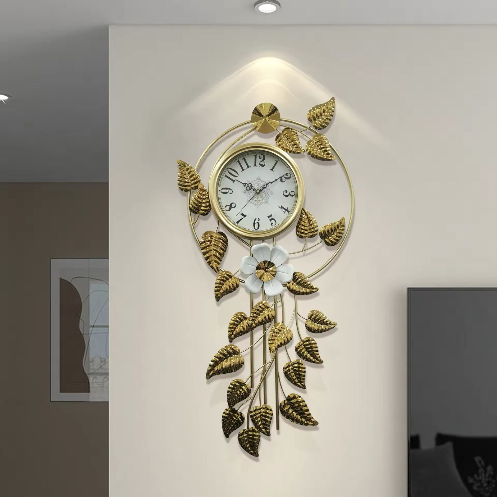 Fashion Wall Clock Iron Art Wall