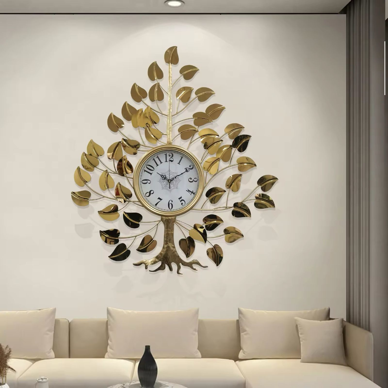 Fashion Wall Clock Iron Art Wall
